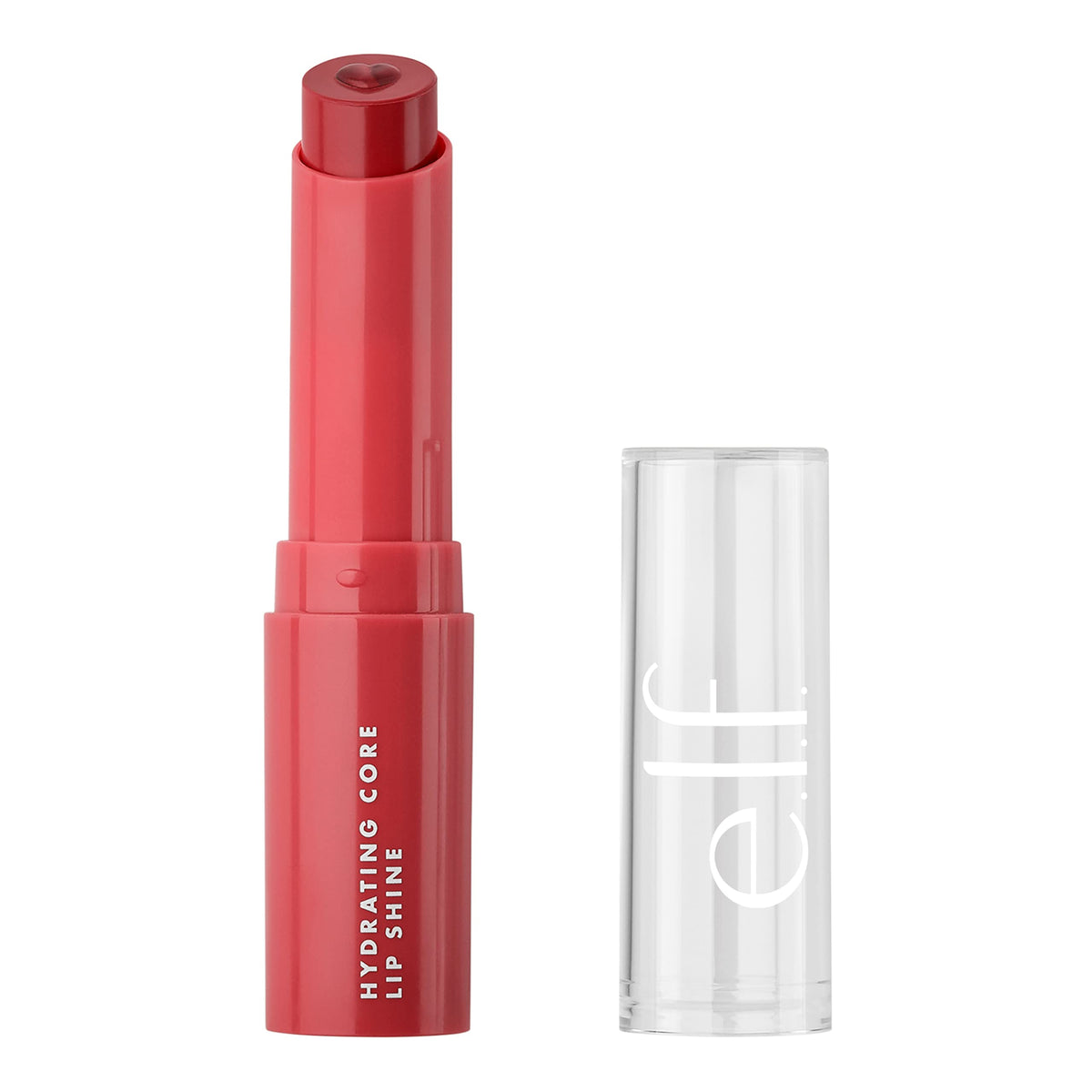 e.l.f. Hydrating Core Lip Shine, Conditioning & Nourishing Lip Balm, Sheer Colour Tinted Chapstick, Joyful