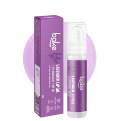BAKE 2% Kojic Acid Lavender Brightening Lip Balm Oil for Dark & Pigmented Lips with SPF 50 PA++++ with Alpha Arbutin - 15g (Lavender)