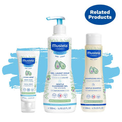 Mustela Baby 2-in-1 Cleansing Gel - Baby Body & Hair Cleanser - with Natural Avocado - Biodegradable Formula & Tear-Free - 200ml
