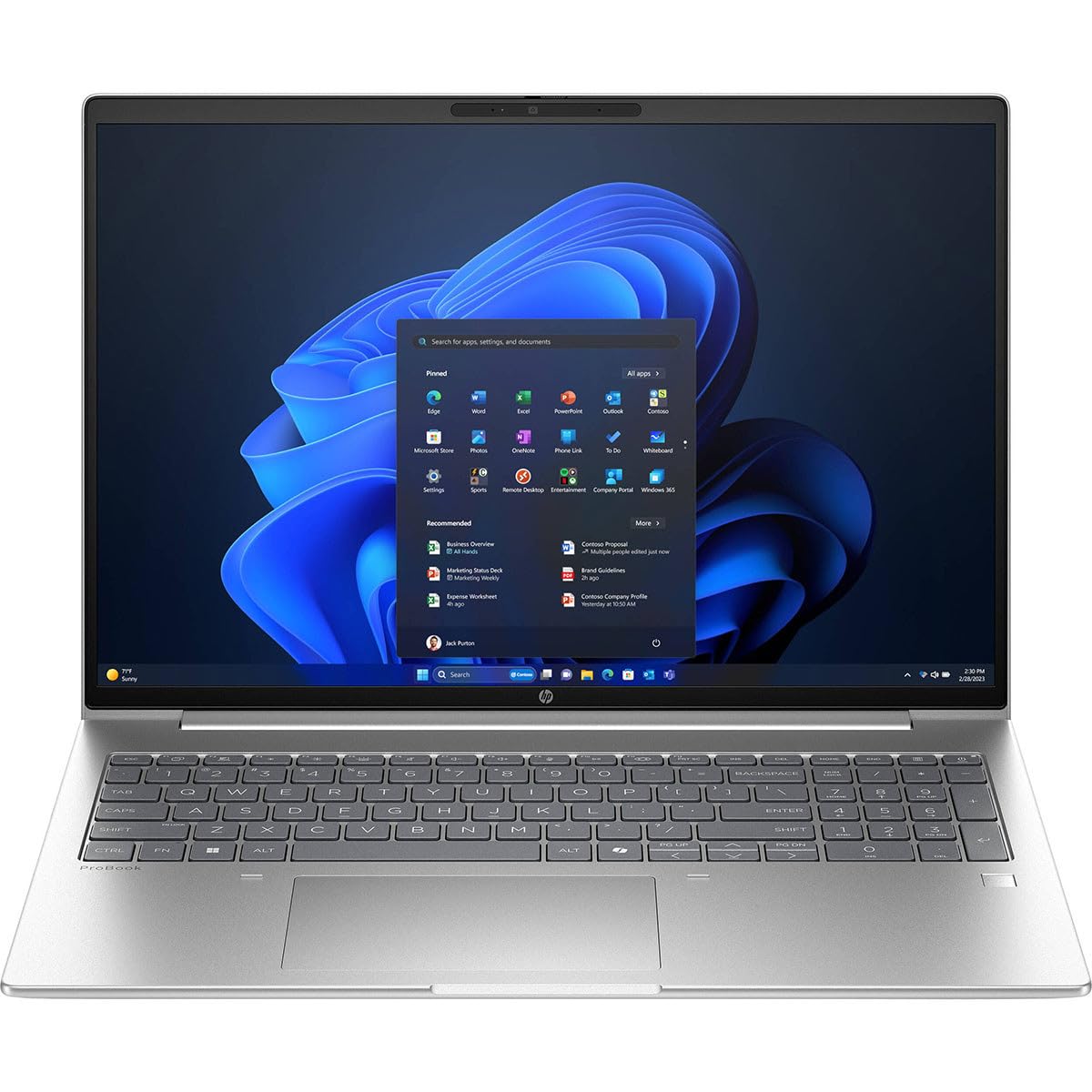 HP ProBook 4 G1i 16" Notebook - WUXGA - 60 Hz - Intel Core Ultra 7 255U - 16 GB - 512 GB SSD - English Keyboard - Pike Silver - Intel Chip - 1920 x 1200 - Windows 11 Pro - - in-Plane Switching (IPS)