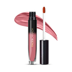FACES CANADA Comfy Silk Liquid Lipstick Infused With Nourishing Mulberry Oil & Shea Butter, Longwear Transfer Proof Highly Pigmented Lip Color With Smooth Texture, Satin Matte Finish - Breezy Coral 03