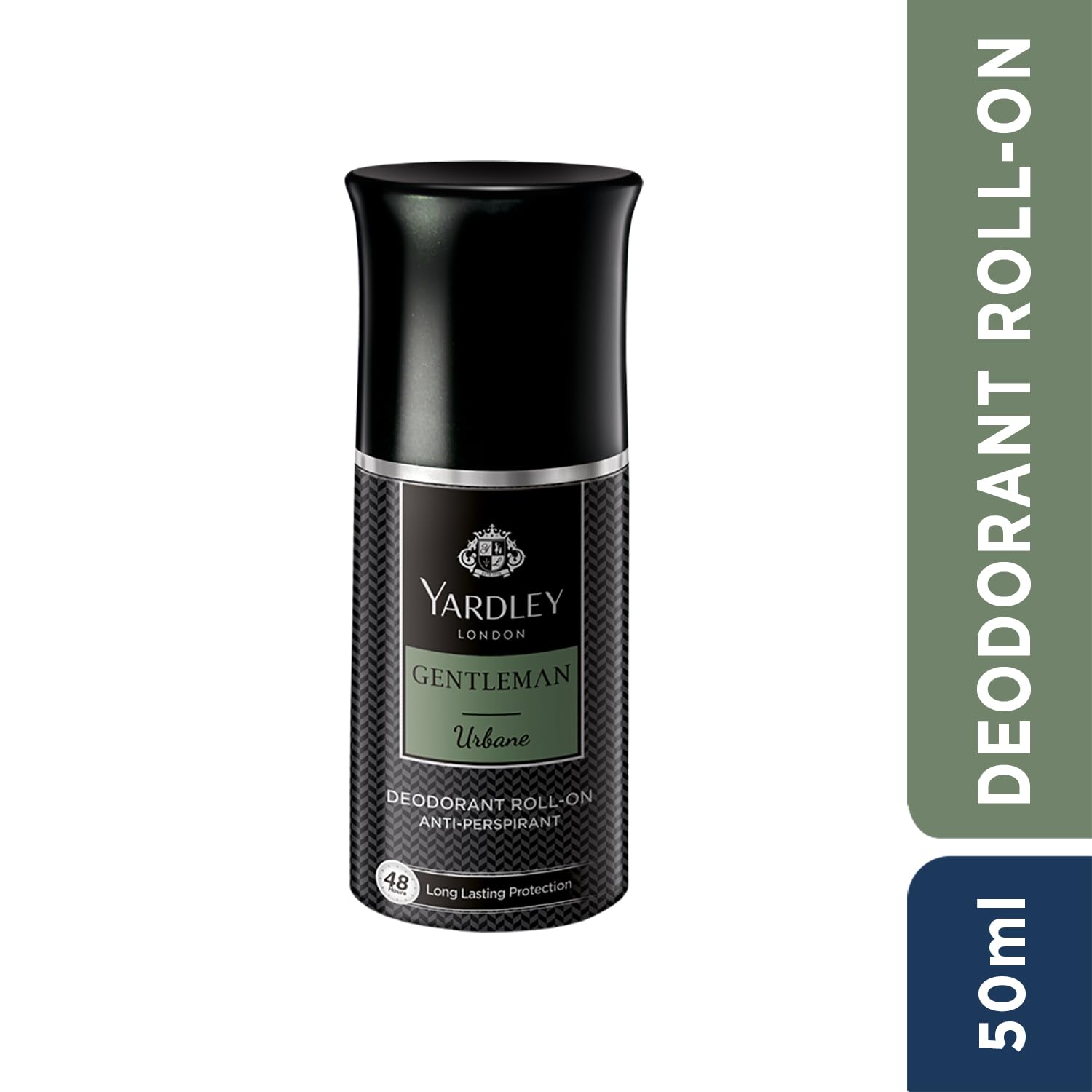 Yardley Gentleman Urbane Deodorant Roll On, Effective Underarm Protection, All Day Long Perspiration Regulator, 50Ml