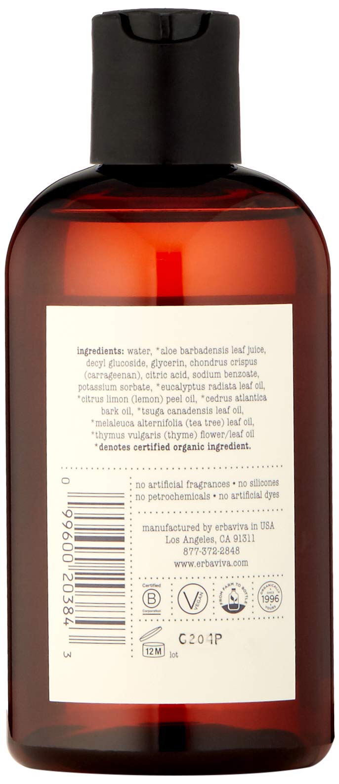 Erbaviva Breathe Body Wash 235ml