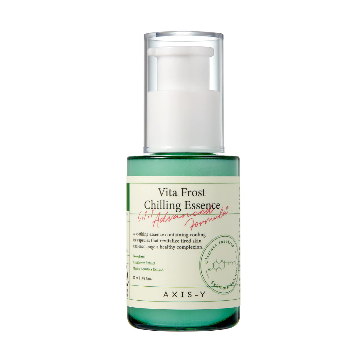 AXIS-Y Vita Frost Chilling Essence| Soothing Essence for Irritated Skin, Korean Skincare, Cooling Skincare - 50ml / 1.69 fl.oz