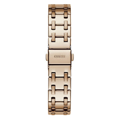 GUESS P RS GLD CS W/CRYS/PLUM MOP DL/P RS GLD BRCT
