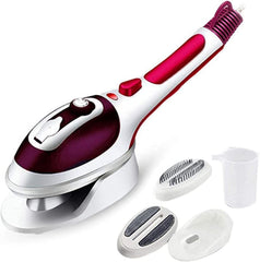 GStorm - Clothes Steamer Compact Fabric Garment Steamer Iron – Hand Held Robust Steamer - Portable Steamer Perfect for Travel and Home Use (Red)