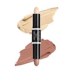 Wet n Wild Joyful Contour Kit, Dual-Ended Contour Stick Set with Makeup Sponge, Highlighter and Contour Stick with Easy-to-Blend Formula for a Defined and Chiselled Look, Makeup Giftset