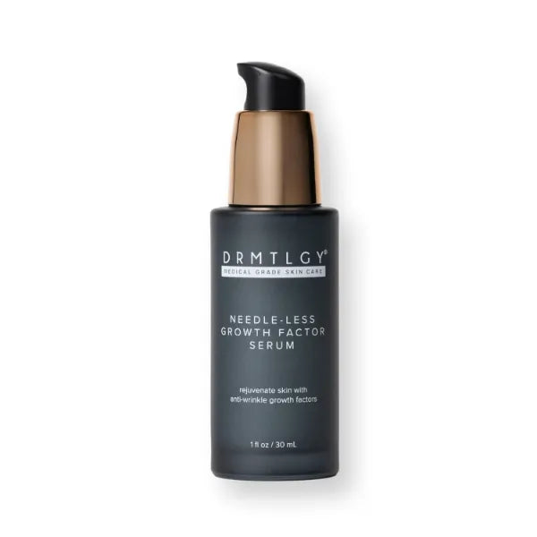 DRMTLGY Needle-less Growth Factor Serum for Face – Multi-Peptide & Hyaluronic Acid Facial Serum, Firming & Lifting, Skin Barrier Support & Wrinkle Care