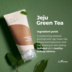 ISNTREE Green Tea Fresh Cleanser 120ml 4.06 fl.oz Mild Face Cleanser | Korean Skin Care for Oily Combination Skin moisture barrier oil moisture balance