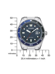Citizen Men's Analogue Japanese Quartz Watch with Stainless Steel Strap AW1761-89L