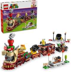 LEGO Super Mario The Bowser Express Train Toy, Adventure Playset for 9 Plus Year Old Boys & Girls, with 6 Character Figures Incl. a Hammer Bro and 2 Goombas, Creative Gift for Kids Gamers 71437