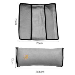 ECVV Car Seat Belt Pillow, Seatbelt Cover Pads Neck Support, Vehicle Shoulder Sleep Cushion, Safety Strap Headrest Harness Pad Protect Rubbing for Adults and Children