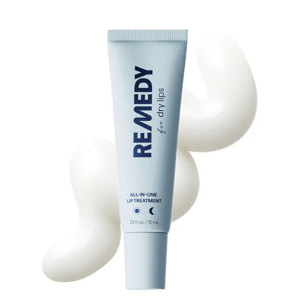 Remedy for Dry Lips | All-In-One Lip Treatment | Hydrating and Healing Lip Balm Ointment with Ceramides, Peptides, and Dimethicone | Repairs Dry, Cracked Lips, 0.33 Fl Oz