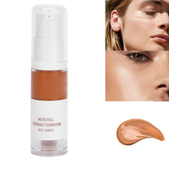 Matte + Liquid Foundation Makeup, 30ml SPF30 Sunscreen Blemish Covering Concealer, Liquid Foundation Oil Control Concealer Matte Foundation(11)