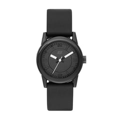 Skechers Rosencrans Mini Metal or Silicone Analog Watch for Women - black