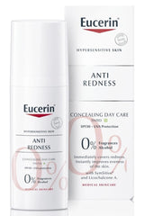 Eucerin Anti-Redness Concealing Day Cream - SPF25 - 50ml, Tinted Moisturiser for Hypersensitive Skin, Redness-Reducing Tinted SPF, Instant Soothing and Long-Lasting Skin Tint