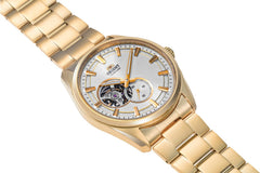 Orient Automatic/Hand-Winding Semi-Skeleton Dress Watch with Sapphire Crystal