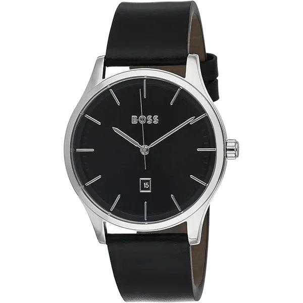 Hugo Boss REASON Men's Watch, Analog - Black / Silver