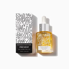 Naked & Thriving Prevent Anti Aging Facial Oil Vegan, Naturally Derived Skin Care & Face Oil (1.18 oz/35 mL)