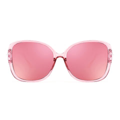 FEISEDY Women's Fashion Sunglasses, Oversized Square Frame with Pearl Sparkling, Polarized UV Protection B2821