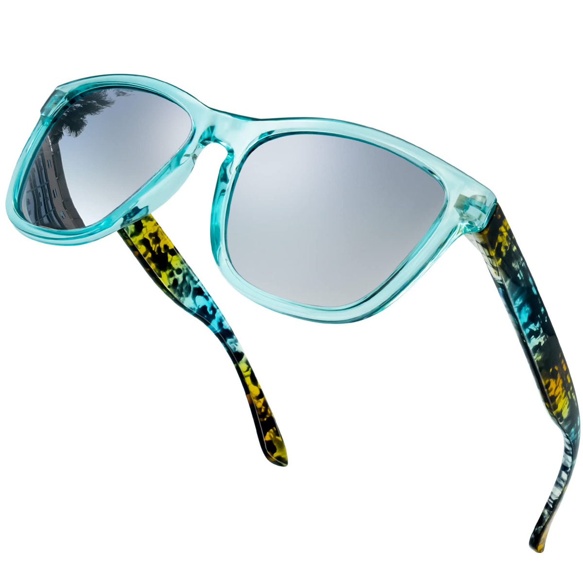 KANASTAL Polarized Sunglasses for Women, Classic Square Mens Sun Glasses, Lightweight Shades for Womens Outdoor 100% UV400 Protection Driving Fishing Golf Outdoor Activities