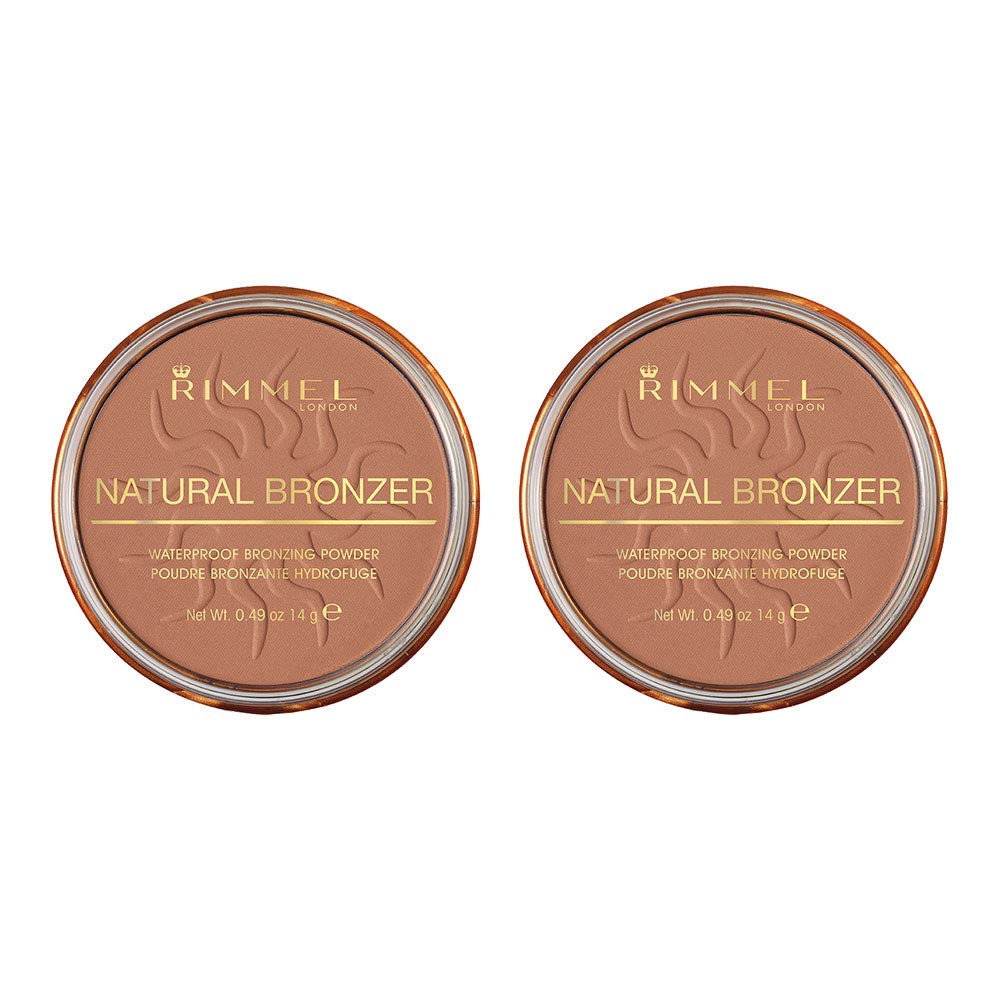 Rimmel Rimmel natural bronzer, sun bronze, 0.49 Oz, 2 Count (Pack of 1)