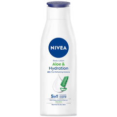 NIVEA Body Lotion Hydration, Aloe Vera, Normal to Dry Skin - 2x250ml