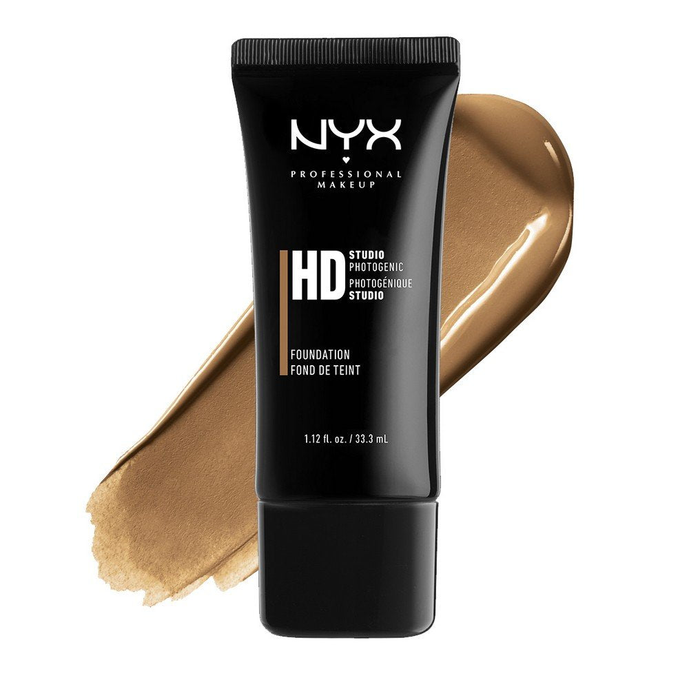 (Soft Mocha) - NYX Professional Makeup HD Foundation, Soft Mocha, 1.12 Fluid Ounce