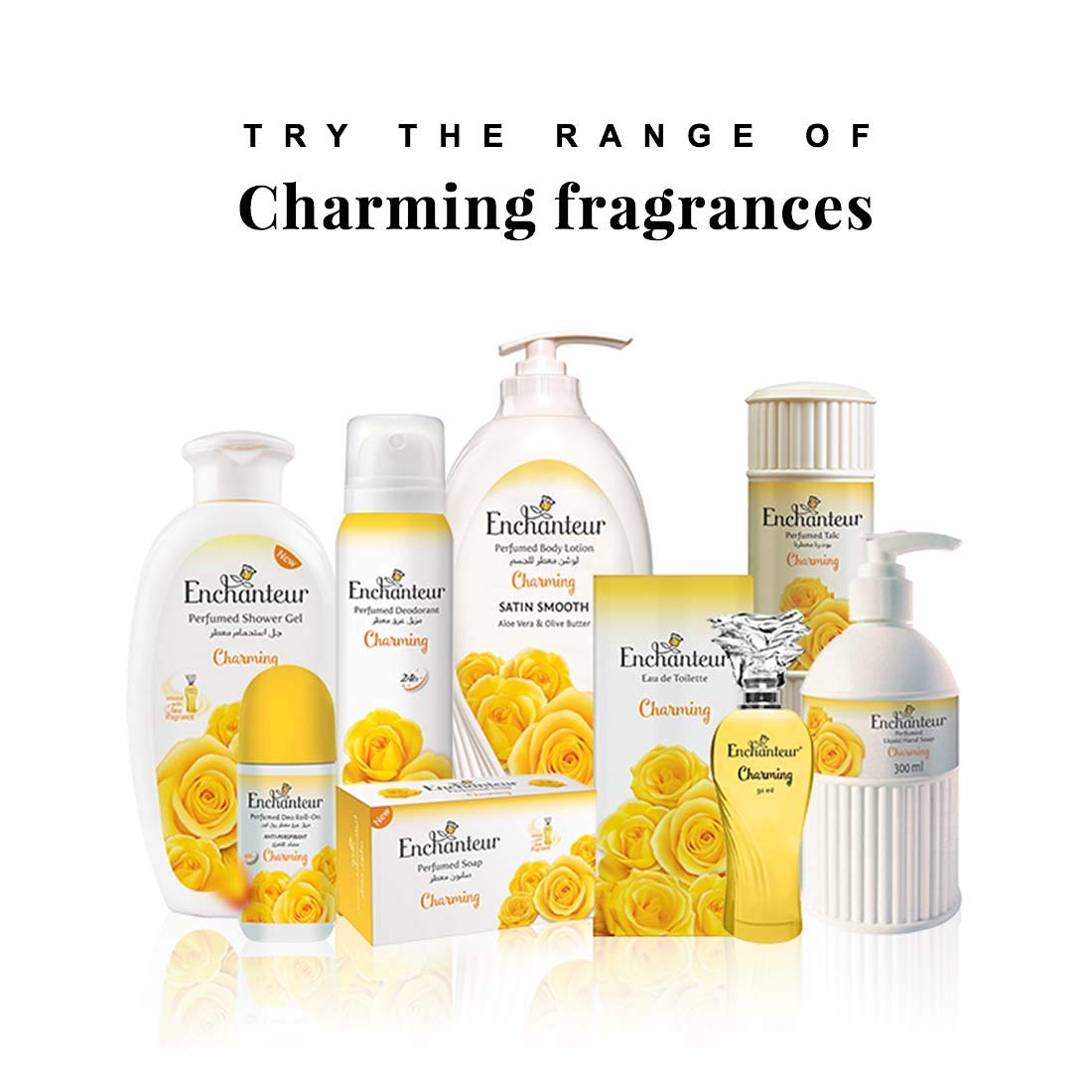 Enchanteur EDT & Perfumed Deodorant Giftpack- Charming, Gift Of Love, 175 ml