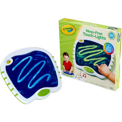 Crayola 3-in-1 Doodle Board – Musical, Touch Lights & Erasable Drawing Pad for Toddlers