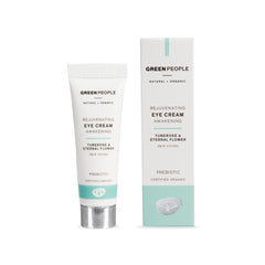 Green People Rejuvenating Eye Cream Natural & Organic For Dark Circles & Puffy Eyes - Paraben & Alcohol Free - Cruelty Free & Vegan, 10ml