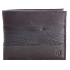 TITAN Men's Bifold Leather Wallet, Brown