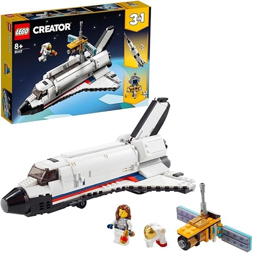 LEGO Creator 3in1 Space Shuttle Adventure 31117 Building Kit (486 Pieces)