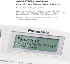 Panasonic KX-TS880 Integrated Corded Telephone, White