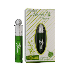 Attarfull Mogra Alcohol Free Attar Roll On for Men & Women - Pack of 4 (6ml Each) | Exquisite & Long Lasting Fragrance