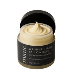 Mane Wrinkle Repair Tallow Balm for Men, Grass-Fed Beef Tallow Face Moisturizer to Fight Visible Signs of Aging