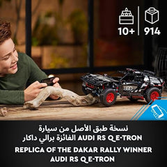 LEGO 42160 Technic Audi RS Q e-tron Remote Control Rally Car Toy, Dakar Rally Off-Road Car Model, App-Controlled RC with CONTROL+, Gift Idea for Boys, Girls and Fans Aged 10 Plus to Build