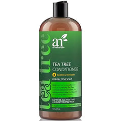 Artnaturals Tea Tree Conditioner  Sulfate Free Made w/ 100% Pure Natural Therapeutic Grade Tea Tree Essential Oil For Dandruff, Sensitive, Itchy, Dry scalp For Men & Women
