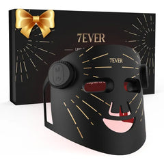7EVER Light Therapy System - 4 Modes Face Mask Light Therapy, Red Light Therapy for Face Desigh Skin Care at Home & Travel, Women & Men Gift Idea - (Model:L6)