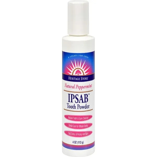 HERITAGE STORE Ipsab Tooth Powder, 4 OZ