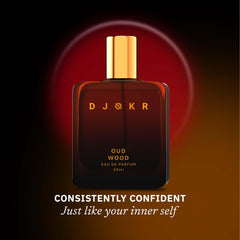 DJOKR Oudwood Perfume For Men 50 ml | Eau De Parfum | Premium Luxury Long Lasting Fragrance Spray