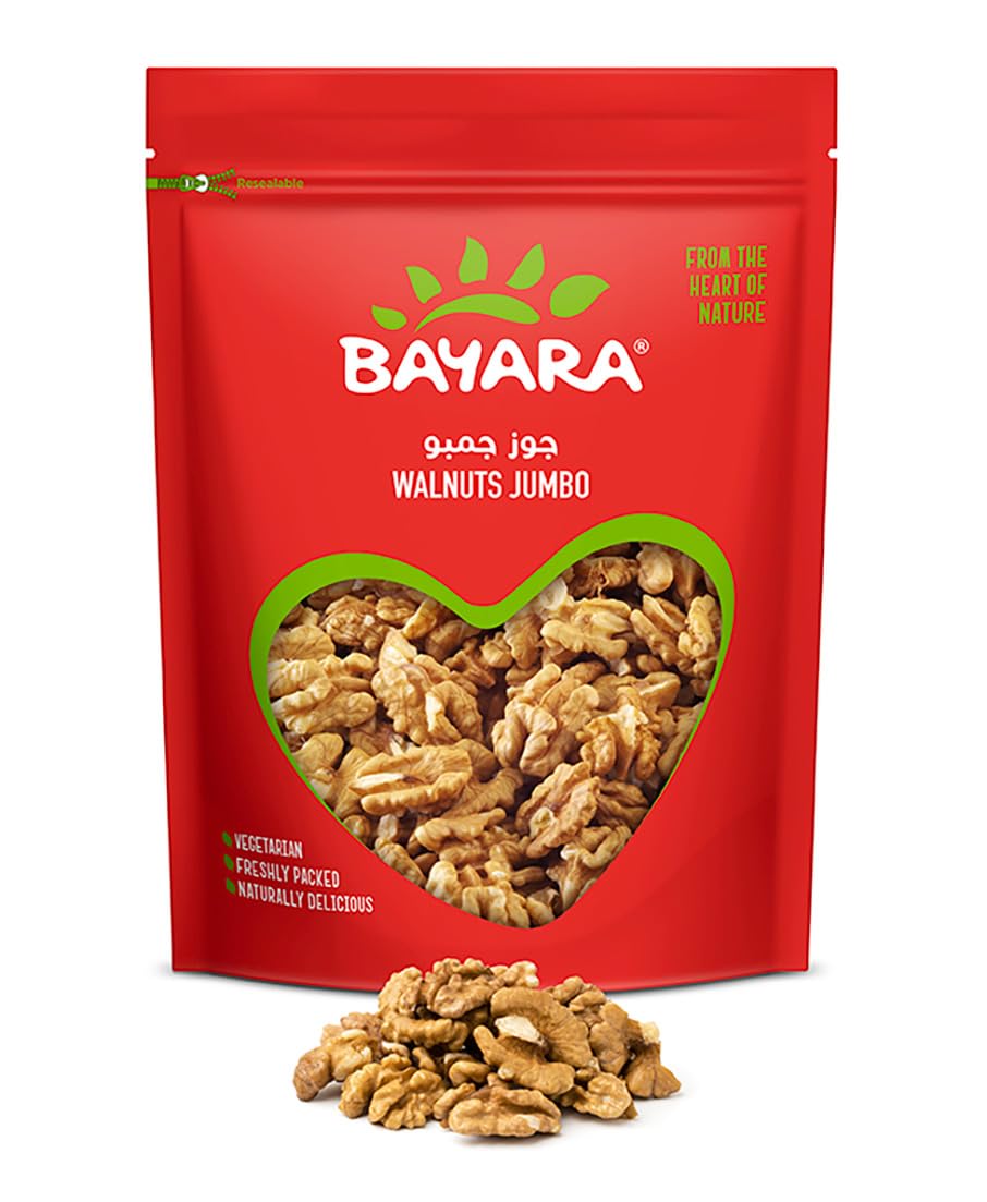 Bayara Walnut Jumbo, Roasted Nuts with a little Salt - 400 gm