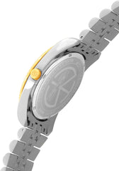 Mathey-Tissot Analog Black Dial Men's Watch - Two-Tone