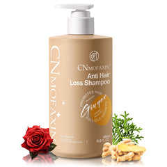 CNMOFAXIN Anti Hair Loss Shampoo, Nourishing Hair Growth Ginger Shampoo for Men & Women - Volumizing Hair Regrowth Treatment infused with Herbal Essences Rose & Castor Oil - 16.8 fl. oz