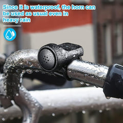 MAKINGTEC Electric Bike Horn, Electronic Bicycle Bell, 140DB Bike Horn for Adults, 4 Sound Modes Waterproof Horn for Bike, Waterproof Bicycle Accessories for Adults Kids Mountain Bike Bells Whistle