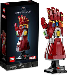 LEGO 76223 Super Heroes Marvel Nano Gauntlet, Iron Man Model with Infinity Stones, Avengers: Endgame Film Set for Adults, Collectable Memorabilia, Gift Idea for Men, Women, Husband, Wife, Him & Her