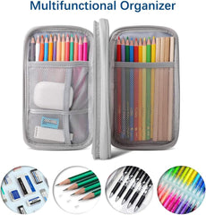 CLOUDFOUR Organizer Carry Case for Cables, Hard Drive, Earphones, Memory Card, SIM and Other Small Electronic Accessories Portable Storage Bag for Stationery, Charging Cables and Gadgets.
