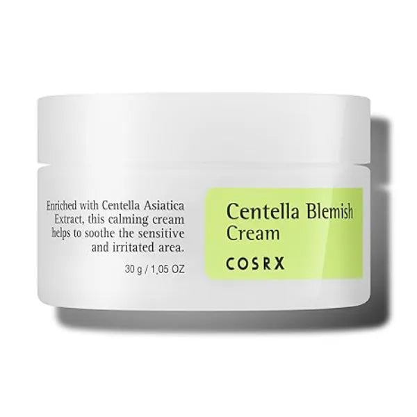 COSRX Centella Blemish Cream, 1.05 fl.oz / 30g Centella Korean Skin Care, Vegan, Cruelty Free, Paraben Free
