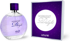 AMARE Midnight Delight Eau de Toilette Spray Perfume for Women Long-lasting Jasmine Fragrance, 100ml