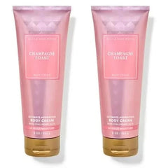 Bath & Body Works Gift Set of of 2 - 8 oz Body Cream - (Champagne Toast)